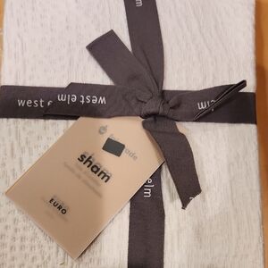 West Elm Cream Euro Sham